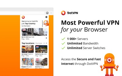أداة DotVPN.. لفتح المواقع المحجوبة بسهولة وسرعة وأمان