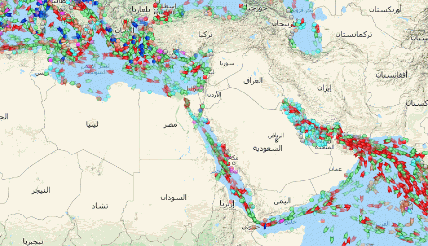 ازاي أتابع حركة السفن لحظة بلحظة؟