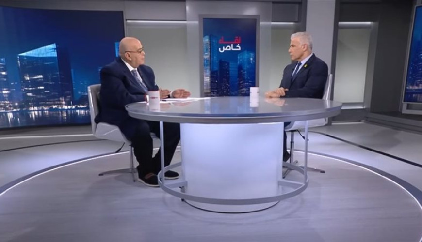 "لابيد" يمرر الأكاذيب الإ.سـ.رائيلية أمام "المتفرّج" عماد أديب